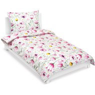 BELLATEX Linen cotton 90 / 299 pink meadow 140 × 200, 70 × 90 - Bed Linen