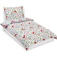 BELLATEX Linen cotton 90 / 219 poppies 140 × 200, 70 × 90 - Bed Linen