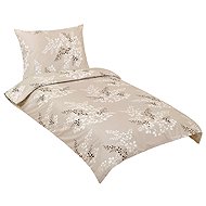 BELLATEX 90/306 Cotton bedding, 140 × 200 cm, 70 × 90 cm, coffee twig - Bed Linen