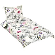 BELLATEX 90/198 Cotton bedding, 140 × 200 cm, 70 × 90 cm, magnolia pink - Bed Linen