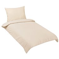 BELLATEX Cotton Bedding 91/P208 UNI White Coffee 140 × 200, 70 × 90 cm - Bed Linen