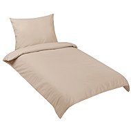 BELLATEX Cotton Bedding 91/P213 UNI Coffee 140 × 200, 70 × 90cm - Bed Linen