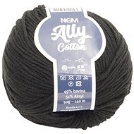 Bellatex Ally cotton 50 g - 999 black - Yarn