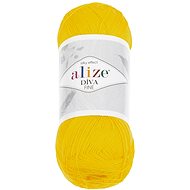 Wavy Diva Fine 100 g, 110 yellow - Yarn