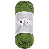 Vlnika Diva Fine 100 g, 210 zelená - Yarn