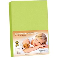 BELLATEX KL2 Jersey with elastane 140 × 200 cm 338 spring green - Bedsheet