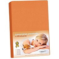 BELLATEX KL5 Jersey with elastane 200 cm × 220 cm 349 tangerine - Bedsheet