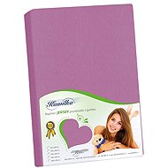 BELLATEX Jersey 90 × 200 cm, 022 dark purple - Bedsheet