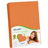 BELLATEX Jersey 90 x 200 cm, 049 tangerine - Bedsheet