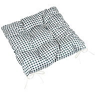 BELLATEX Seat cushion BERTA 41\610 quilted 40 × 40 cube grey - Pillow Seat