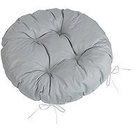BELLATEX Seat ADÉLA 62\302 round quilted diameter 40 cm uni grey - Pillow Seat