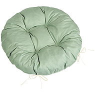 BELLATEX Seat ADÉLA 62\303 round quilted diameter 40 cm uni khaki - Pillow Seat
