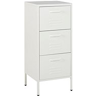 Metal cabinet white WOSTOK, 322330 - Office Drawer