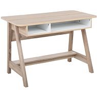 Desk light wood/white 110 x 60 cm JACKSON, 144756 - Desk