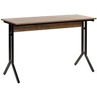 Písací stôl 120 × 48 cm hnedo-sivé drevo CREEK, 200605 - Písací stôl