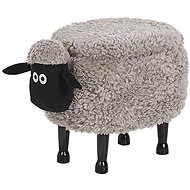 Pet stool grey with storage SHEEP, 245054 - Stool