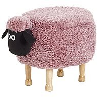 Zvířecí stolička růžová s úložným prostorem SHEEP, 245056 - Stolička