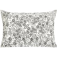 BELLATEX Linen 50 × 70 cm 80/082 flowers grey and white - Pillowcase