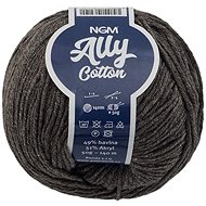 Bellatex s.r.o. Příze Ally cotton 50g - 056 hnědošedá - Yarn