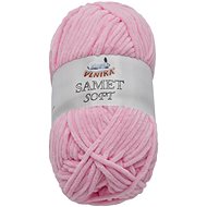 Bellatex s.r.o. Příze Samet Soft 100g - 234 světle růžová - Yarn