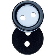 Bellatex s.r.o. G - Knoflík 11mm bílo-černý 10ks - Button