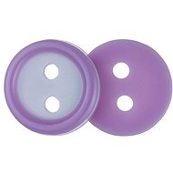 Bellatex s. r. o. G - Button 11mm white and purple 10pcs - Button