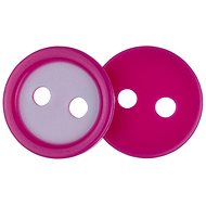 Bellatex s.r.o. G - Knoflík 11mm bílo-růžový 10ks - Button