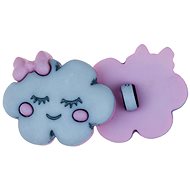 Bellatex s. r. o. G - Button exclusive - puff with pink bow 2pcs - Button