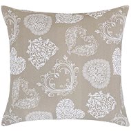 Bellatex s. r. o. Cover Lada 40 × 40 cm beige heart - Pillowcase