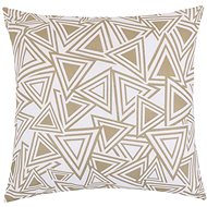 Bellatex s.r.o. Povláček Adéla 40 × 40 cm trojúhelníky béžové - Pillowcase