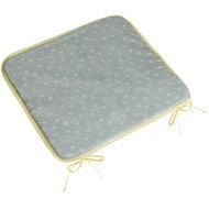 BELLATEX Adéla Seat cushion 34/227 plain 40 × 40 cm sprouting flower grey - Chair Cushion