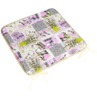 BELLATEX Adele Seat cushion 34/243 plain 40 × 40 cm patchwork lilac - Chair Cushion