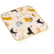 BELLATEX Adela Seat cushion 34/291 smooth 40 × 40 cm cats - Chair Cushion