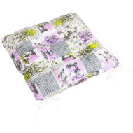 BELLATEX Adéla Seat cushion 41/243 quilted 40 × 40 cm patchwork lilac - Chair Cushion