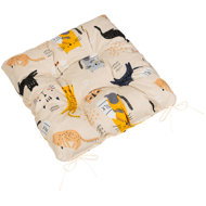 BELLATEX Adéla Seat cushion 41/291 quilted 40 × 40 cm cats - Chair Cushion