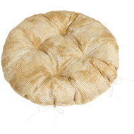 BELLATEX Adéla Seat 62/229 round quilted d.40 cm snakeskin brown - Chair Cushion