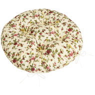 BELLATEX Adéla Seat cushion 62/230 round quilted d.40 cm rose - Chair Cushion