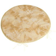 BELLATEX Adéla Seat 79/229 round smooth d.40 cm snakeskin brown - Chair Cushion