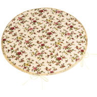 BELLATEX Adéla Seat 79/230 round smooth d.40 cm rose - Chair Cushion