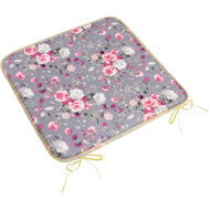 BELLATEX Adéla Seat cushion 34/235 smooth 40 × 40 cm pink flowers - Chair Cushion