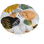 BELLATEX Adéla Seat 62/232 round quilted d.40 cm pebbles beige - Chair Cushion