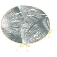 BELLATEX Adéla Seat cushion 79/234 round smooth d.40 cm fluff - Chair Cushion