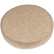 BELLATEX Seat round d.40 × 8 cm 89/013 cappuccino - Chair Cushion