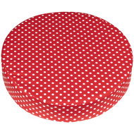 BELLATEX Seat round d.40 × 8 cm 89/014 red polka dot - Chair Cushion