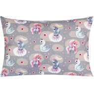 BELLATEX Viola cushion 40 × 60 cm 45/087 unicorn with swan - Pillow