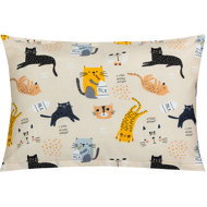 BELLATEX Viola cushion 40 × 60 cm 45/091 cats - Pillow