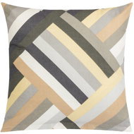 BELLATEX Adele cushion 40 × 40 cm 55/231 stripes grey, beige - Pillow