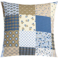 BELLATEX Adele cushion 40 × 40 cm 55/240 patchwork blue - Pillow