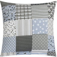 BELLATEX Adele cushion 40 × 40 cm 55/241 patchwork grey - Pillow