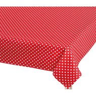 Bellatex Tablecloth ADÉLA 014 120 × 140 cm red polka dot - Tablecloth